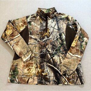 RedHead Hunting Jacket Adult XL Brown Camouflage 1/4 Zip Long‎ Sleeve Mens